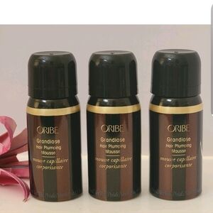 3 pk ORIBE Grandiose Hair Plumping Mousse 30 ml / 0.8 oz TRAVEL SIZE